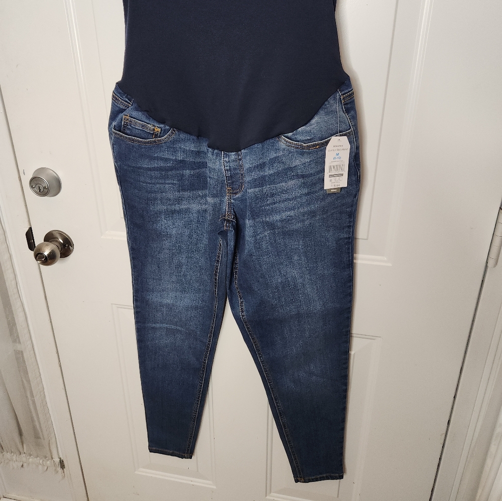 NWT Maternity Panel Time and Tru Skinny Jeans Size Medium 8-10